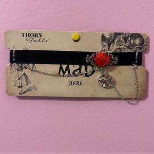 Thorn & fable Alice In Wonderland Lewis Carroll choker jewelry Victorian